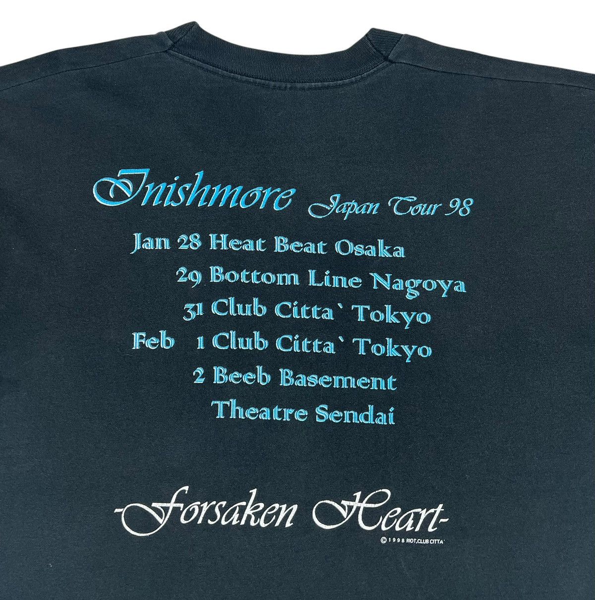 Band Tees 90s VINTAGE RIOT V INISMORE ALBUM TOUR tee Size US L / EU 52-54 / 3 - 4 Thumbnail