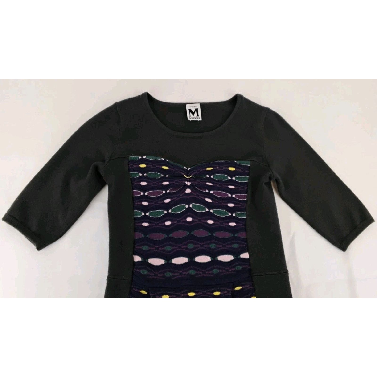 Missoni Missoni Knit Dress Women's US 2 Gray Purple Made in Italy Size XS / US 0-2 / IT 36-38 - 11 Thumbnail