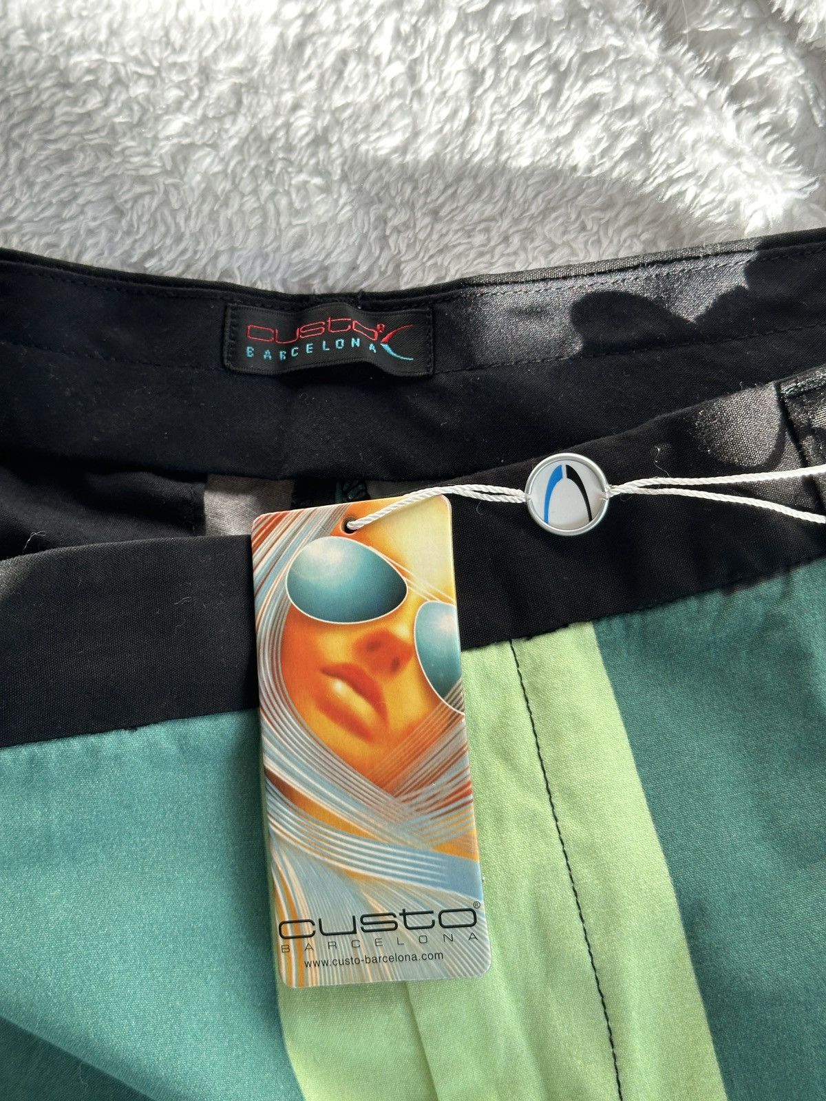 Custo Barcelona Deadstock Graphic Printed Futuristic Custo Barcelona Pants Size 27" / US 4 / IT 40 - 10 Thumbnail