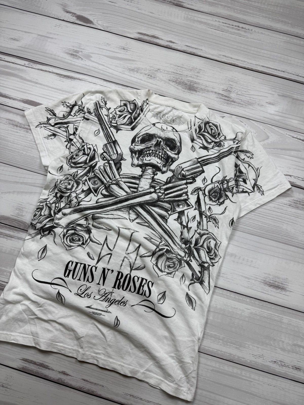 Fruit Of The Loom Guns n Roses Los Angeles Tee Rock & Rebellion Shirt 2008 Size US M / EU 48-50 / 2 - 2 Thumbnail