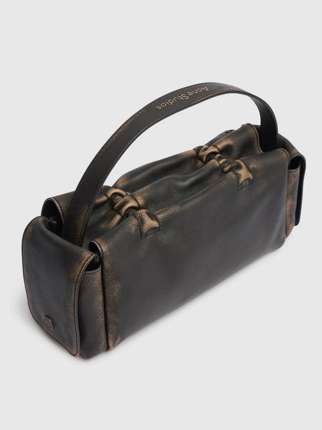 Acne Studios ACNE STUDIOS Multipocket Brown Leather Shoulder Bag New Size ONE SIZE - 3 Thumbnail