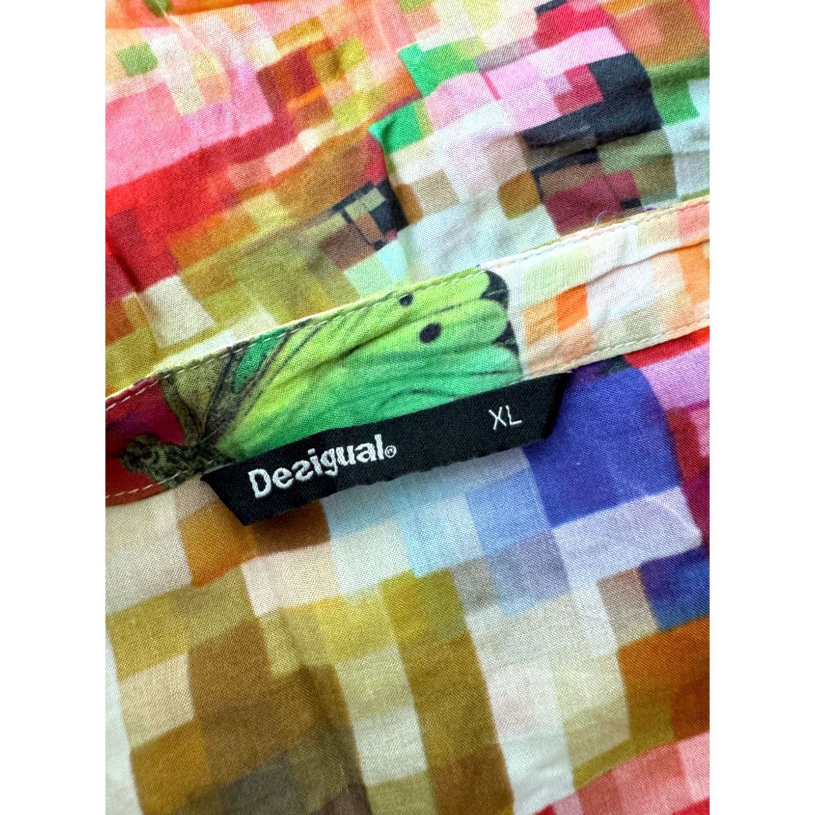 Desigual Desigual Blouse Shirt XL Womens Multicoloured Long Sleeve Size XL / US 12-14 / IT 48-50 - 4 Thumbnail