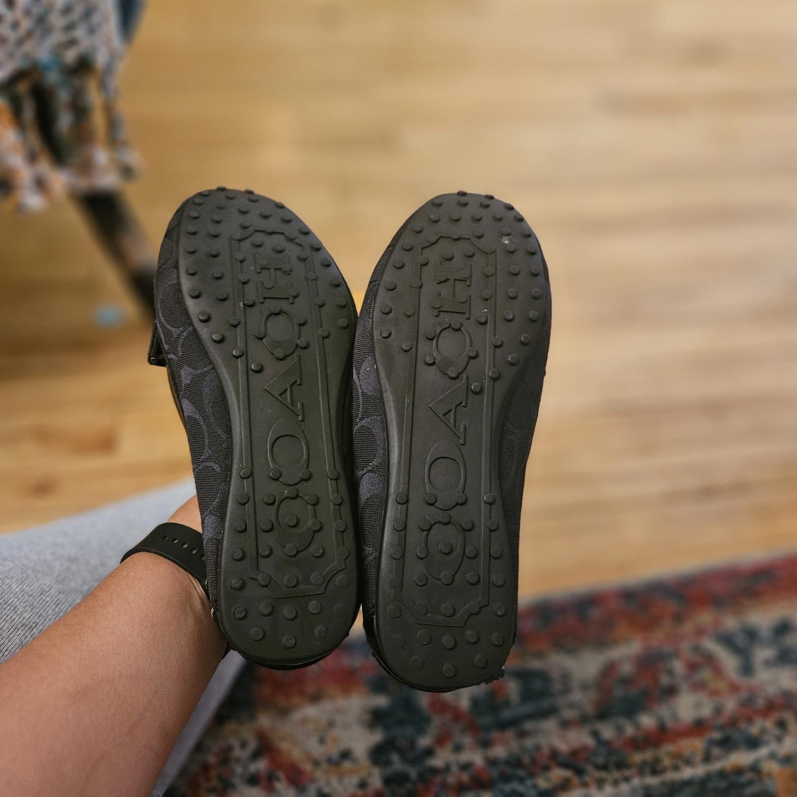 Coach Coach Black Signature Loafers - Size 8B Size US 8 / IT 38 - 4 Thumbnail