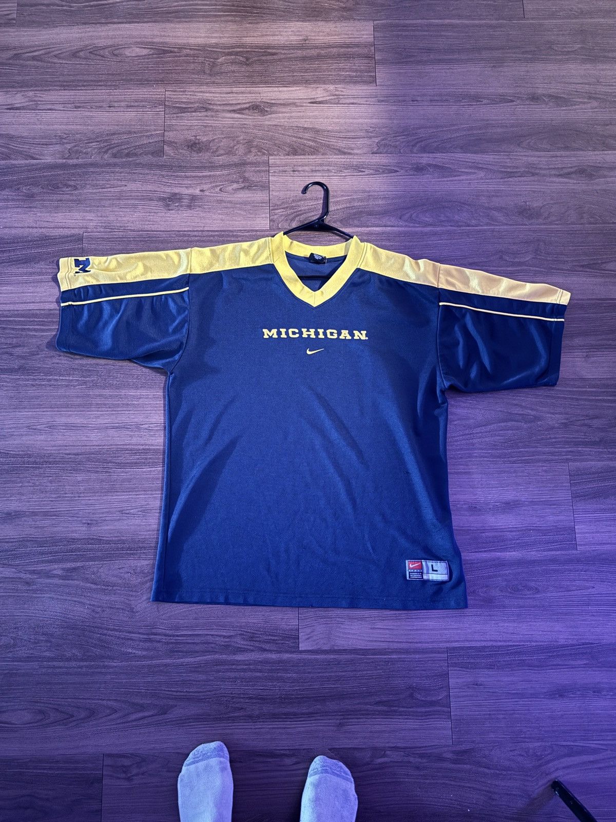 Nike VINTAGE 2000’s MICHIGAN JERSEY Size US L / EU 52-54 / 3 - 1 Thumbnail