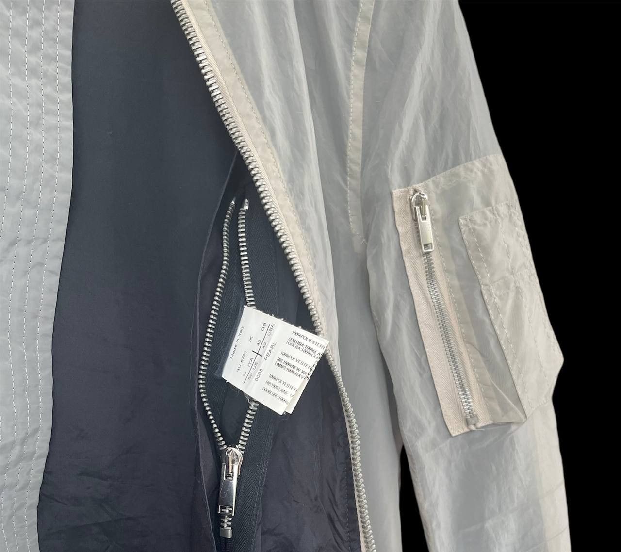 Rick Owens Rick Owens double layered bomber ss13 island Size US M / EU 48-50 / 2 - 6 Thumbnail