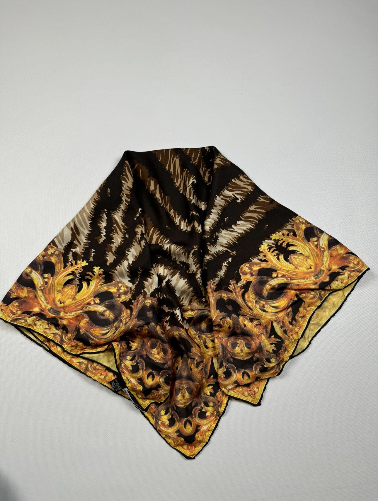 Dolce & Gabbana Dolce & Gabbana Silk Scarf Size ONE SIZE - 7 Thumbnail