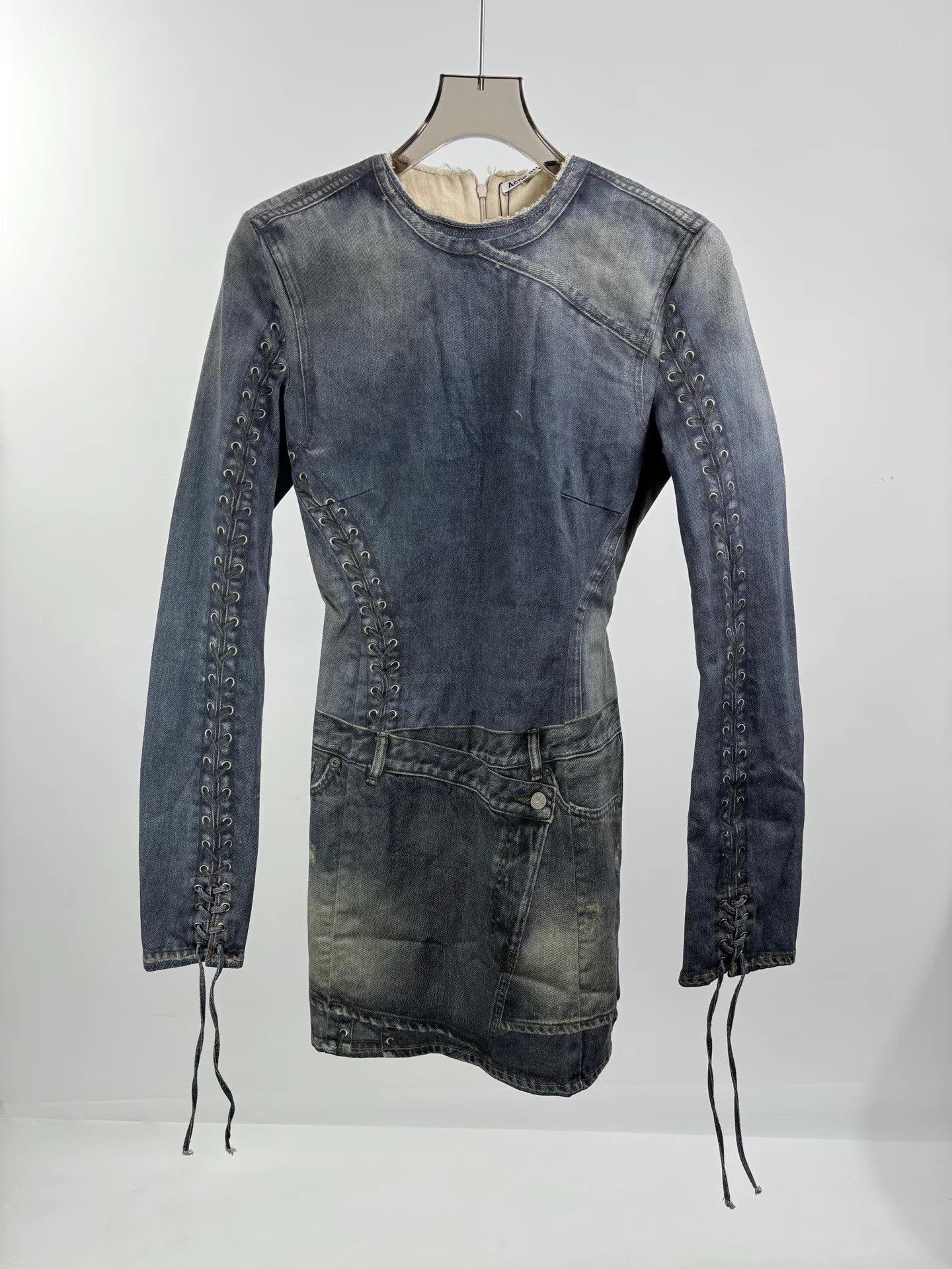 Acne Studios ACNE STUDIOS Washed Denim Waist Dress Size XS / US 0-2 / IT 36-38 - 1 Thumbnail