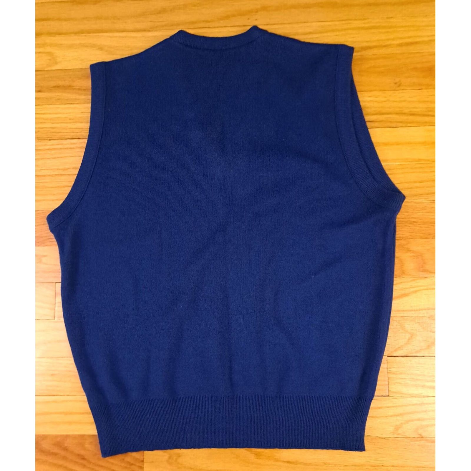 Jantzen Jantzen Knit Large Vest Navy USA Made V-Neck Size US L / EU 52-54 / 3 - 5 Thumbnail