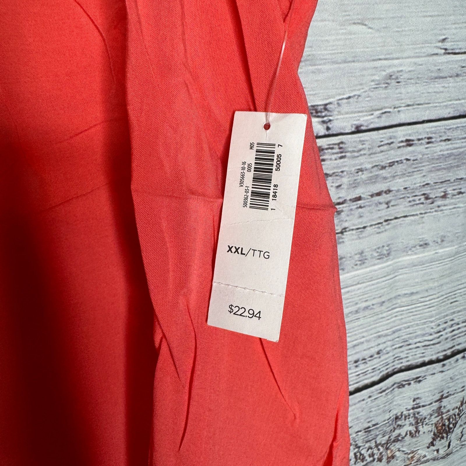 Old Navy Old Navy Bright Coral Tank Top NWT XXL Size XXL / US 16-18 / IT 52-54 - 3 Thumbnail