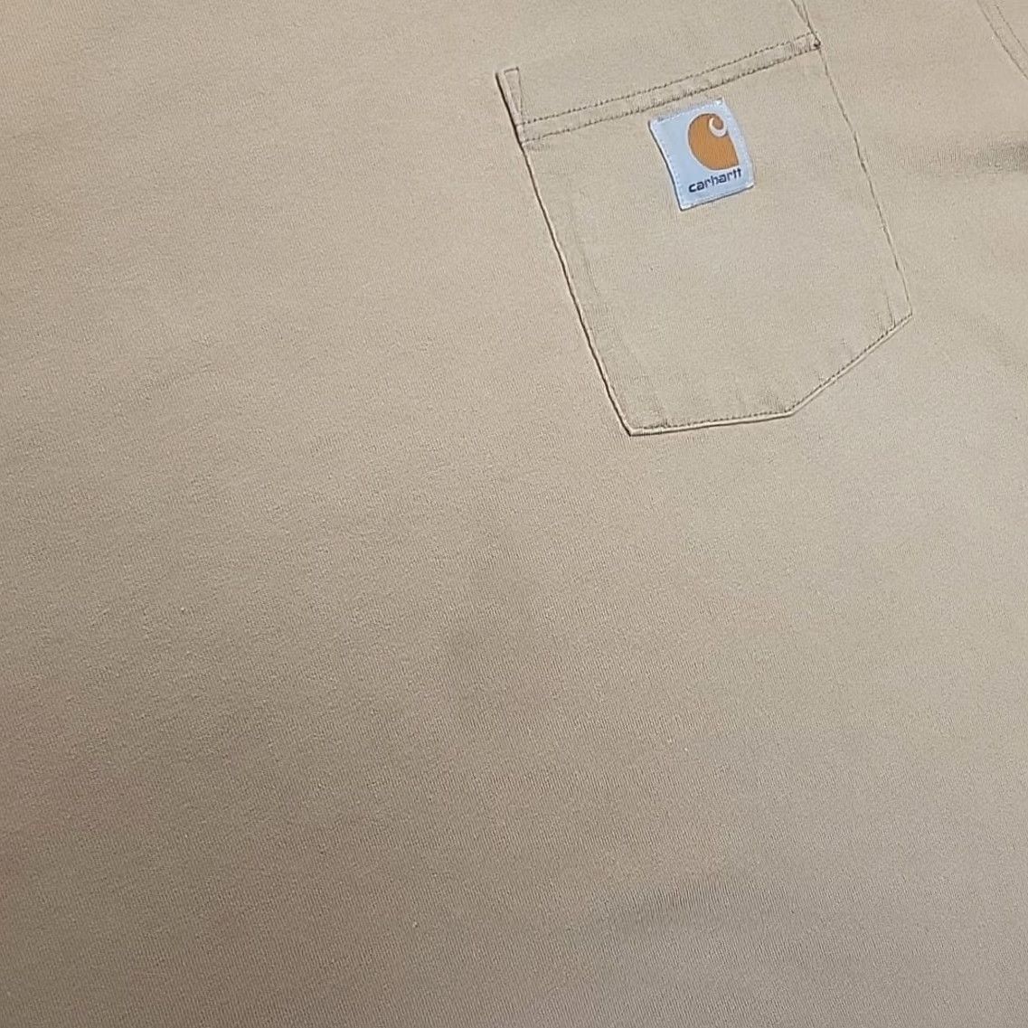 Carhartt Carhartt Shirt Mens 2XL Brown Loose Fit Short Sleeve Crewneck Pocket Tee K87 Size US XXL / EU 58 / 5 - 3 Thumbnail