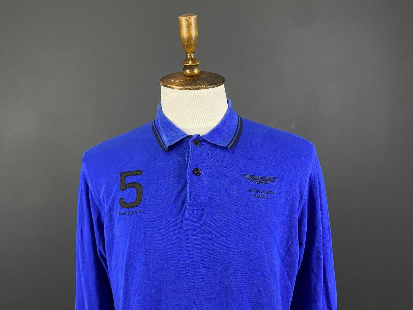 Hackett Hackett Aston Martin Racing Blue #5 Polo Shirt Size L Size US L / EU 52-54 / 3 - 2 Thumbnail