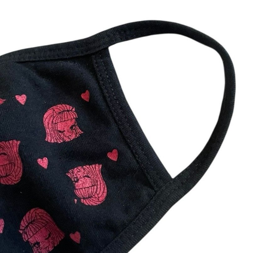 Other Valfre Reusable Black & Red Graphic Face Mask Size ONE SIZE - 2 Thumbnail