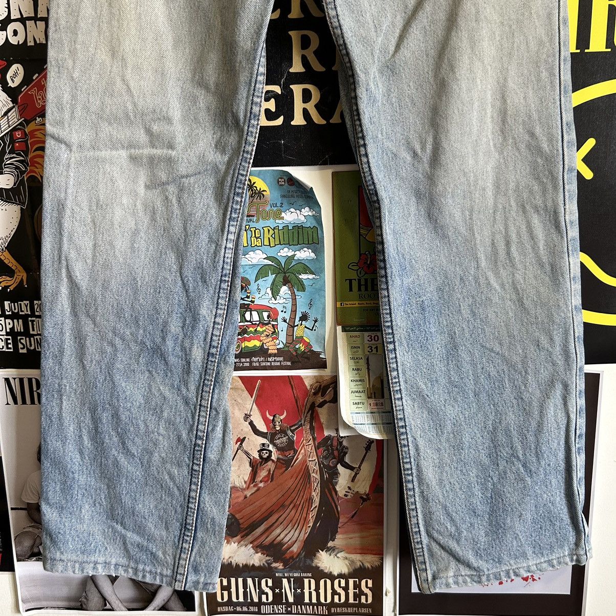 Levi's Vintage Levi’s Blue Wash Denim Size US 28 / EU 44 - 3 Thumbnail