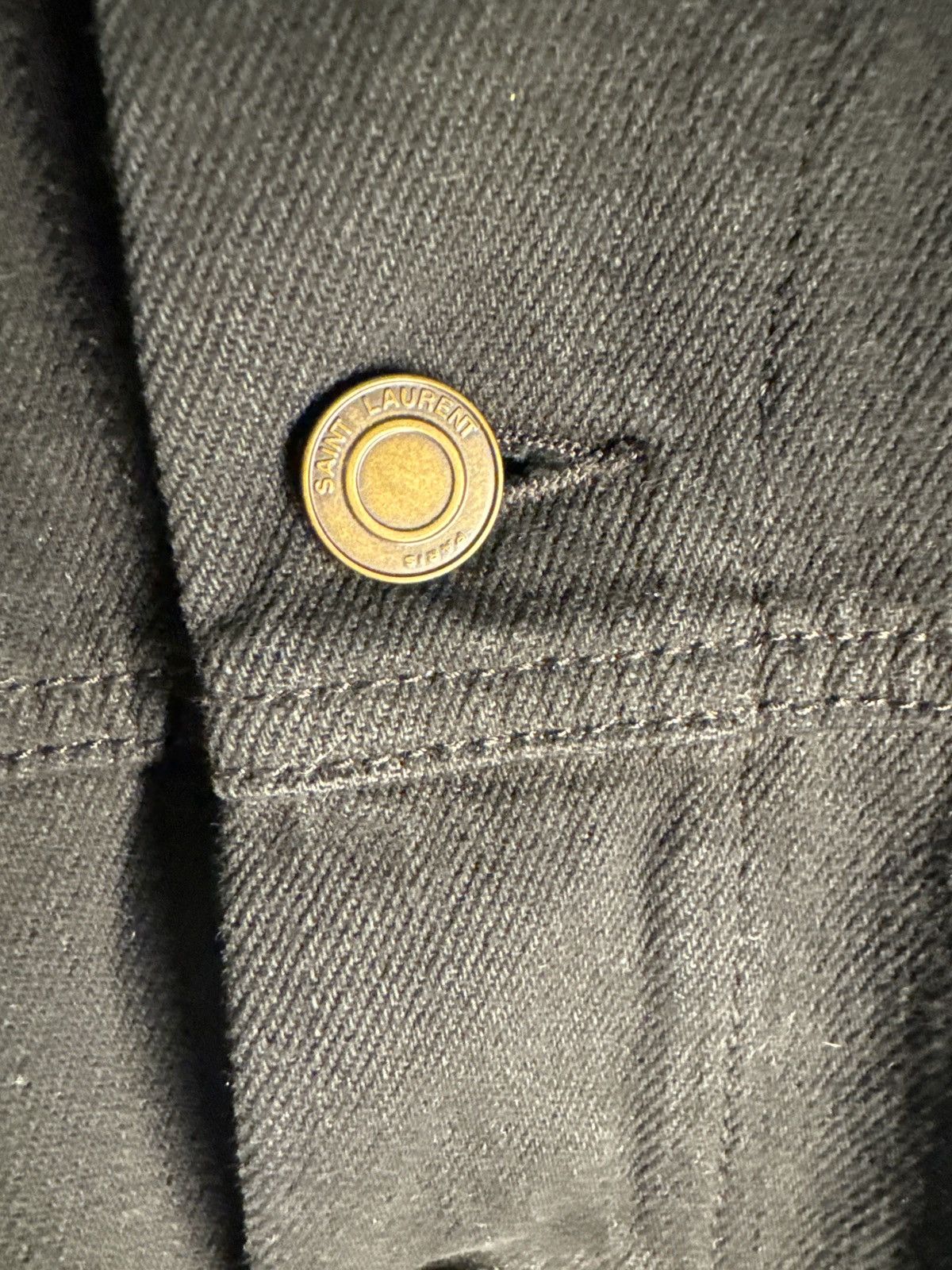 Saint Laurent Paris SAINT LAURENT EGG SHAPE DENIM JACKET BRAND NEW Size US L / EU 52-54 / 3 - 3 Thumbnail