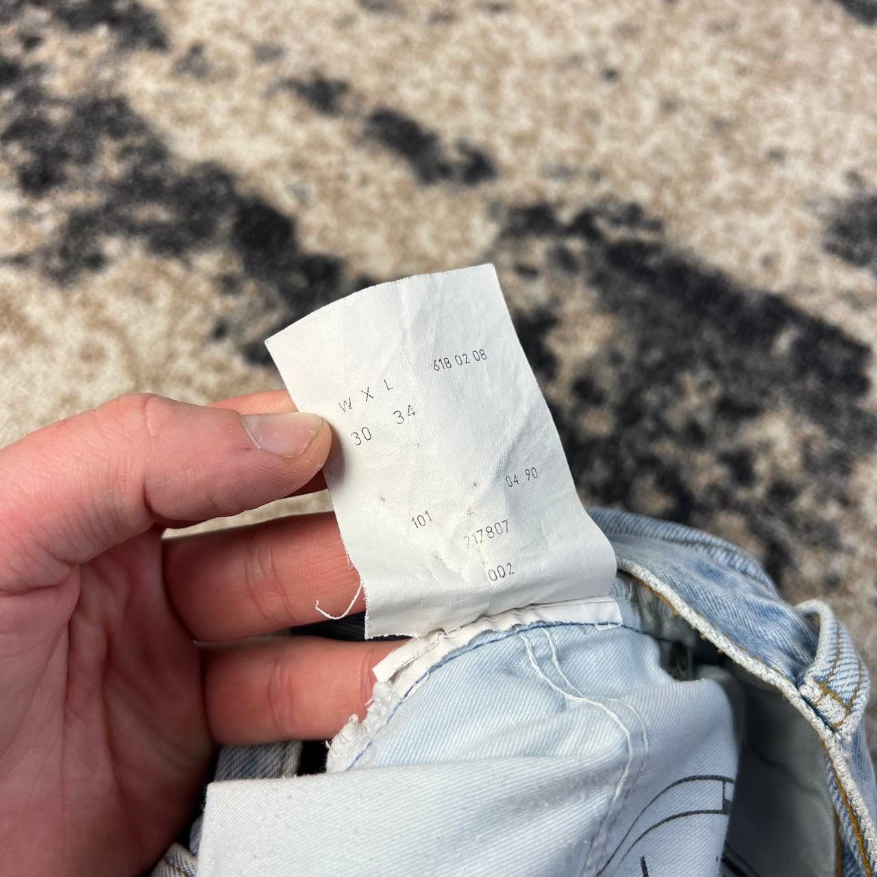 Levi's Levis Vintage Y2K Black Label Orange Tab Denim Jeans Size US 30 / EU 46 - 9 Thumbnail