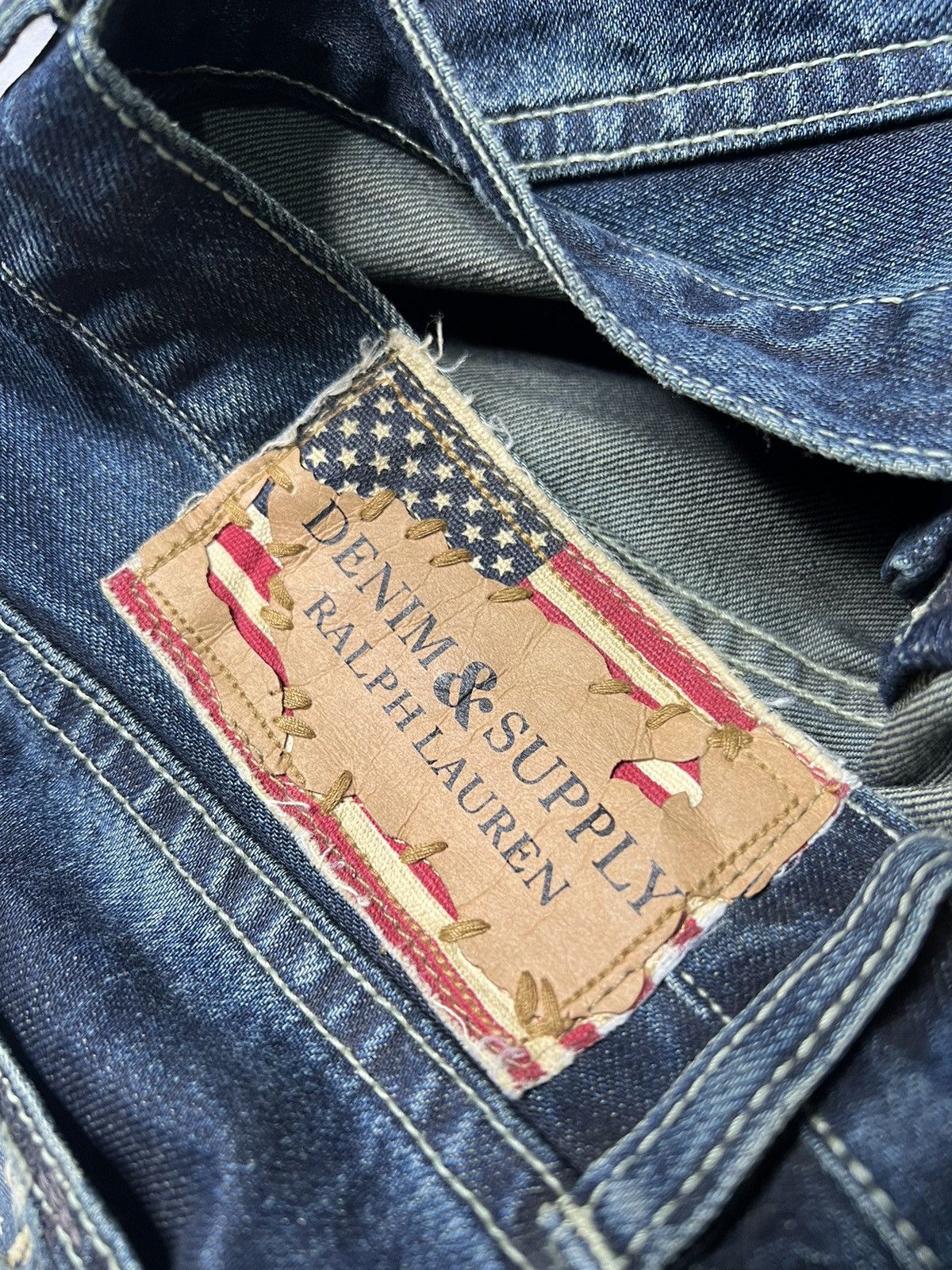 Denim & Supply Ralph Lauren Ralph Lauren Denim & Supply US flag Patchwork Jeans Size US 30 / EU 46 - 10 Thumbnail