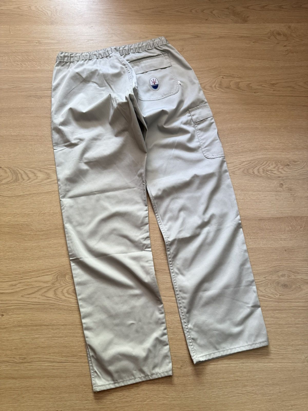 Maserati Vintage 00s Maserati Racing Team Moto Formula 1 Baggy Pants Size US 36 / EU 52 - 4 Thumbnail