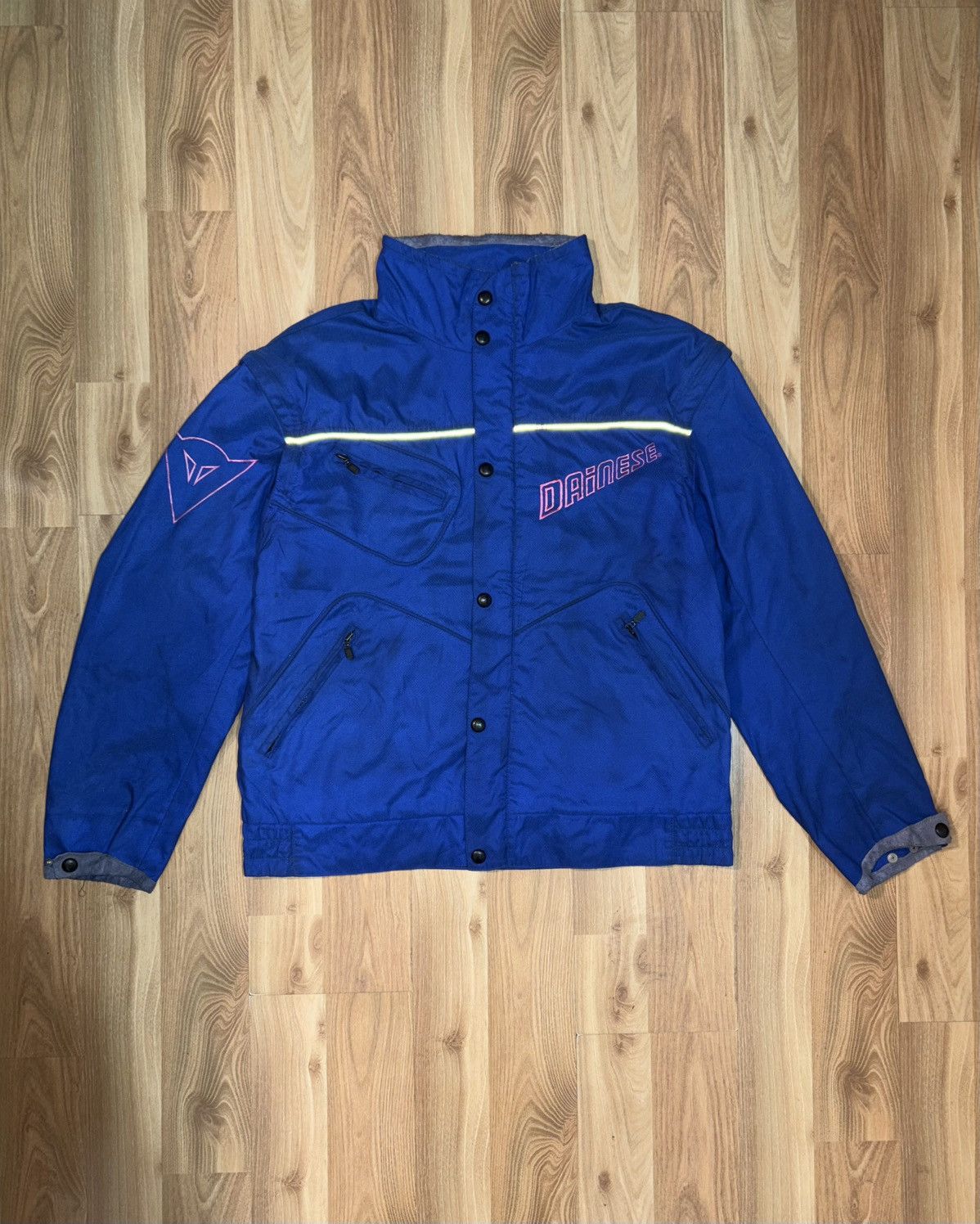 Dainese Vintage 90s Dainese Convertible Zip-Off Sleeve Enduro Jacket Size US L / EU 52-54 / 3 - 1 Thumbnail