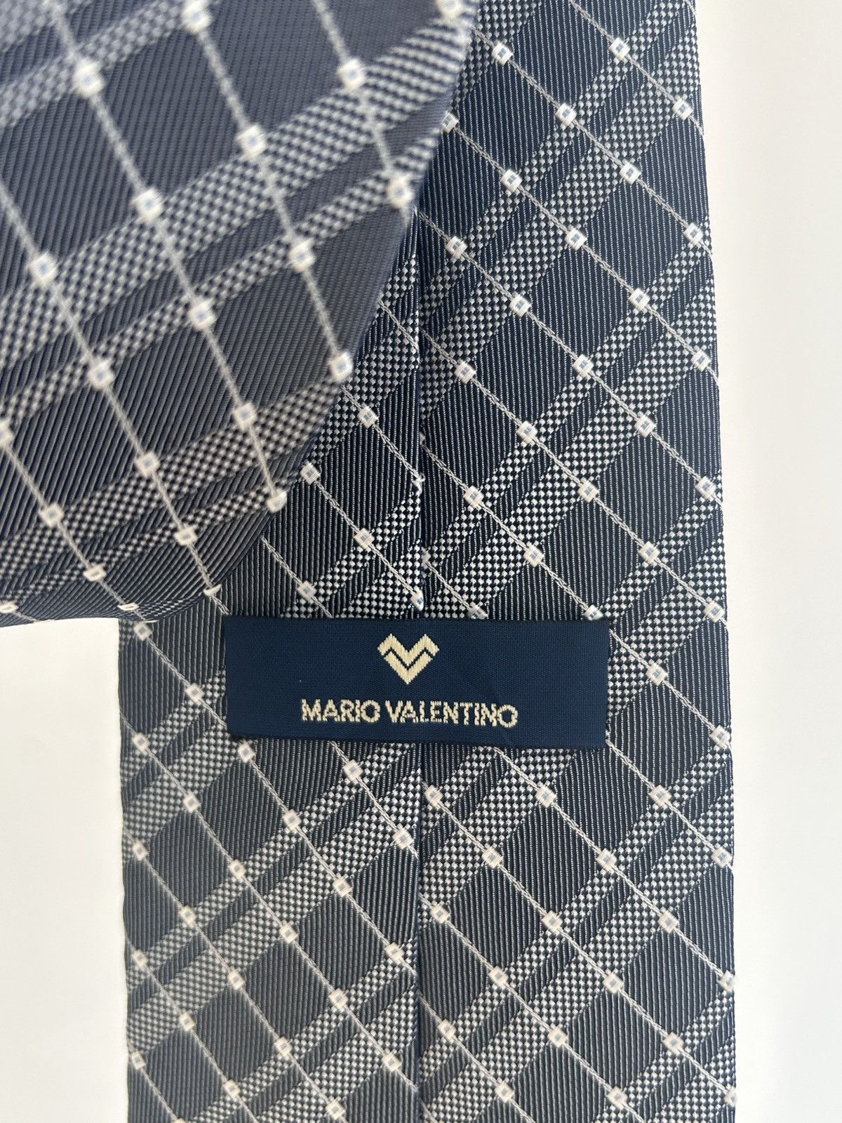 Mario Valentino Mario Valentino Vintage Tie Gray Size ONE SIZE - 5 Thumbnail