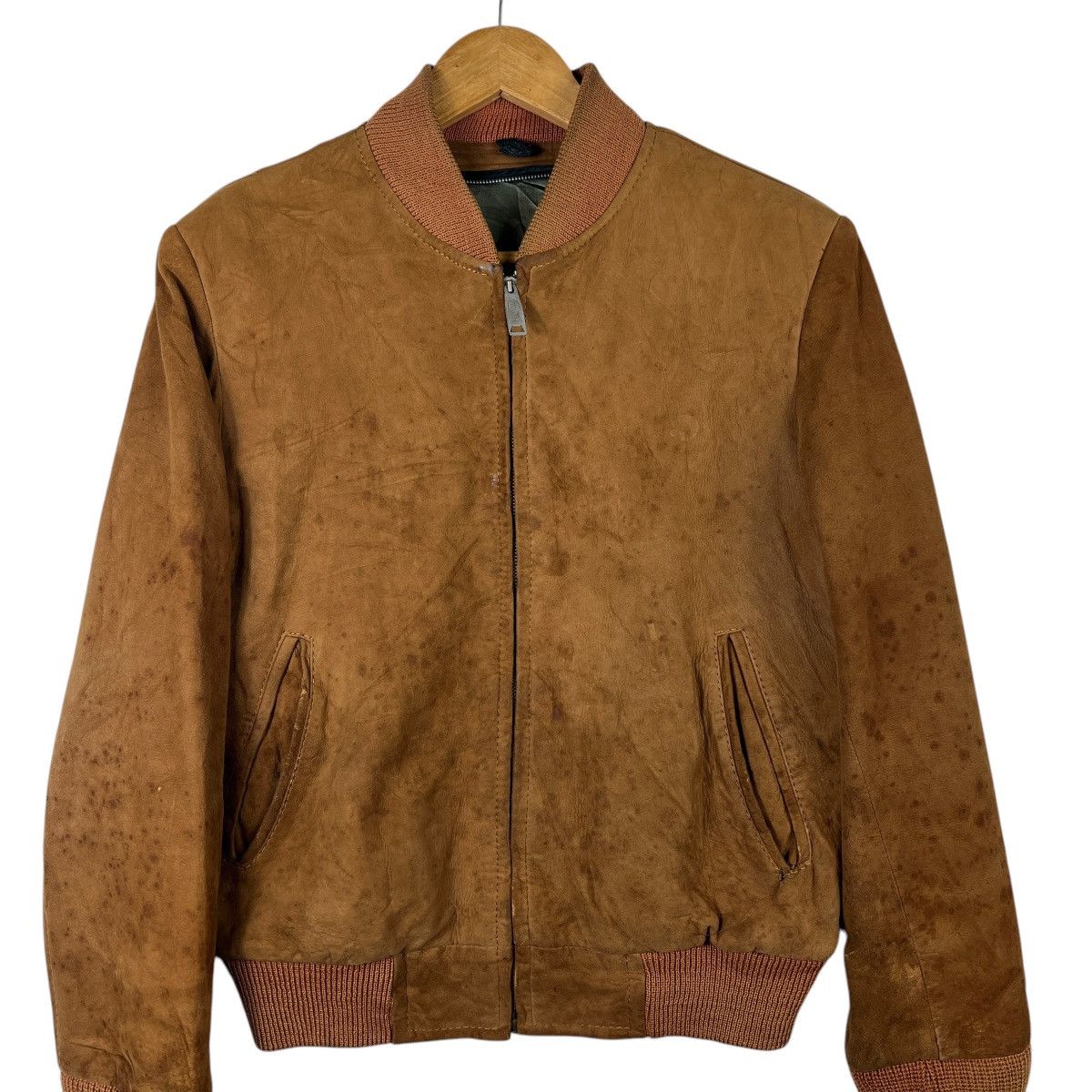 Sears 50s 60s VINTAGE SUEDE LEATHER JACKET Size US M / EU 48-50 / 2 - 3 Thumbnail