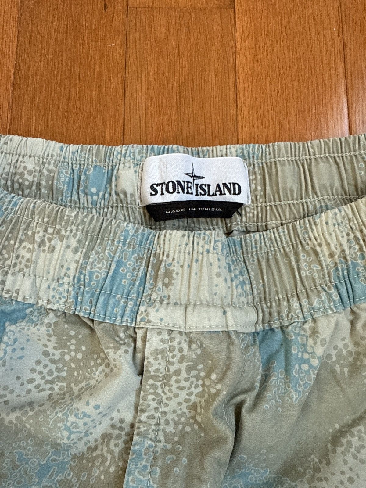 Stone Island Light Camouflage Cargo Shorts Size US 28 / EU 44 - 6 Thumbnail