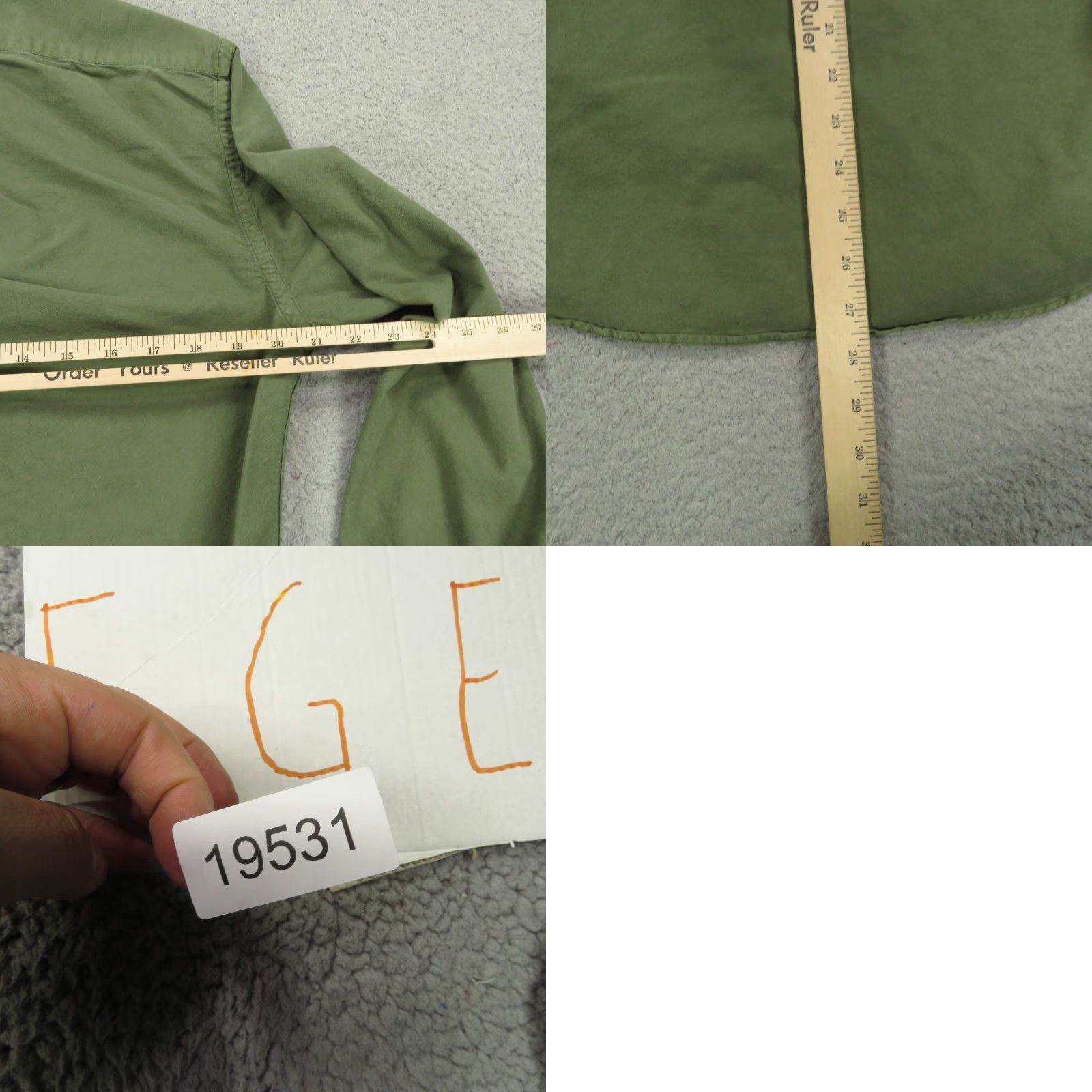 Todd Snyder Todd Snyder Shirt Mens Medium Olive Green Military OG Long Sleeve Button-Down Size US M / EU 48-50 / 2 - 9 Thumbnail