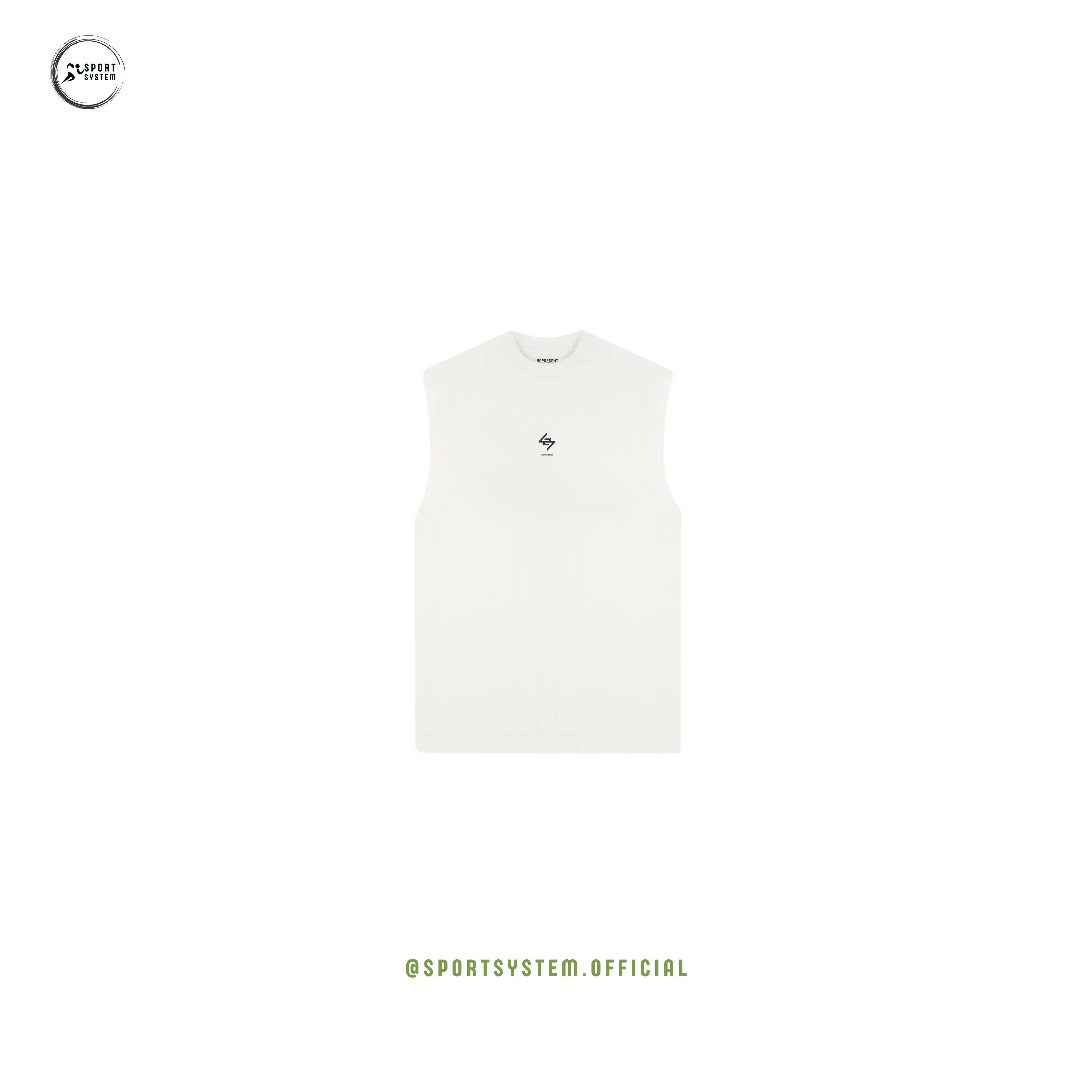 Represent Clo. Represent, 247 Oversized Tank in Flat White Size US L / EU 52-54 / 3 - 1 Thumbnail