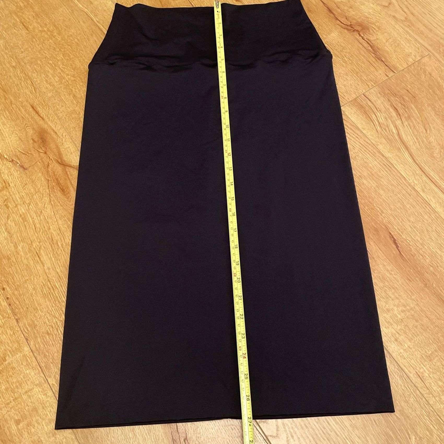Vintage Epoque Evolution the one Pencil Skirt Black Medium Stretch Business Casual Skirt Women Midi Straight & Pencil Size M Womens Size 32" / US 10 / IT 46 - 4 Thumbnail