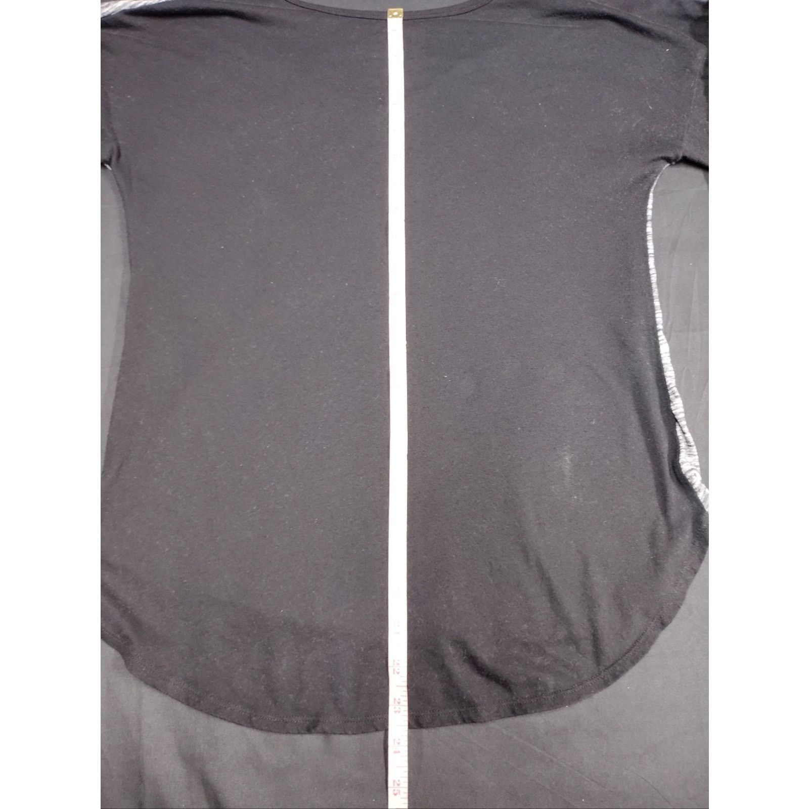 Champion C9 Champion Gray Heather and Black V-Neck Short Sleeve Top Size S / US 4 / IT 40 - 5 Thumbnail