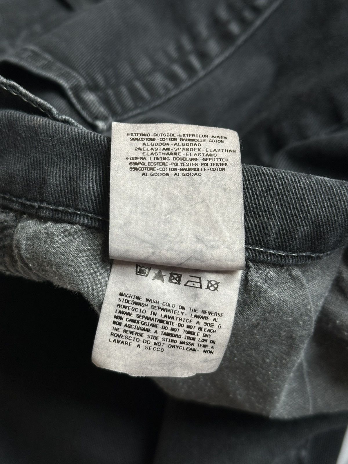Roberto Cavalli Just Cavalli Dark Gray Slim Jeans Size 33 Size US 33 - 12 Thumbnail