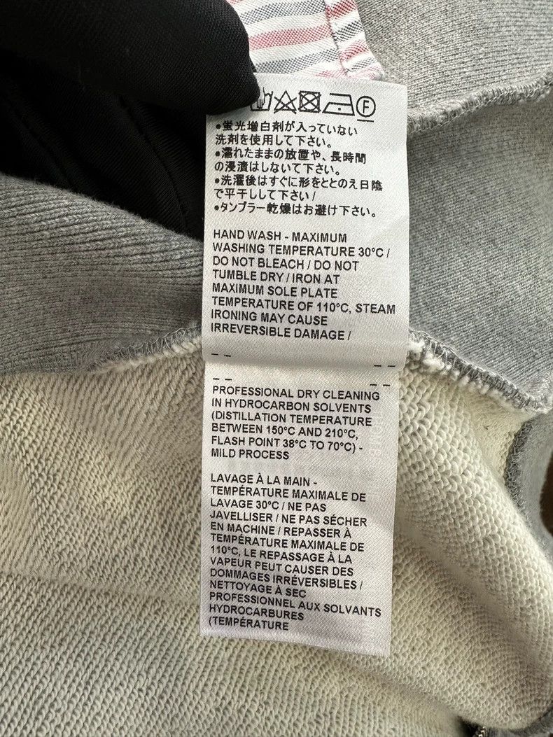 Thom Browne Thom browne Gray four-striped zipper jacket and hoodie 2503 Size US XL / EU 56 / 4 - 8 Thumbnail