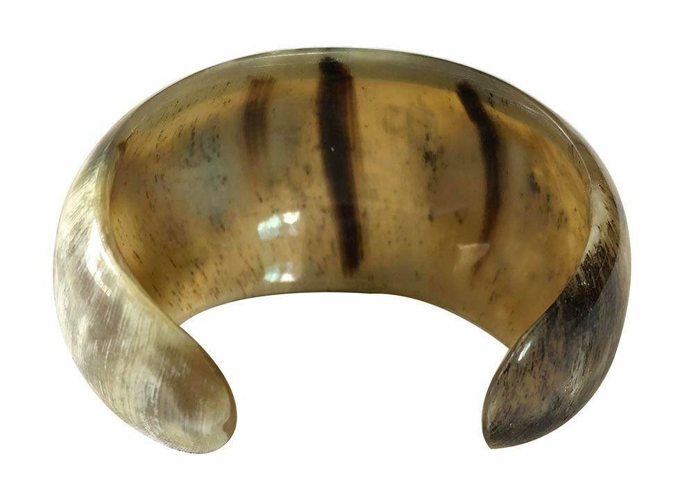 Designer New Textured Cow Horn Bracelet. Size ONE SIZE - 1 Thumbnail