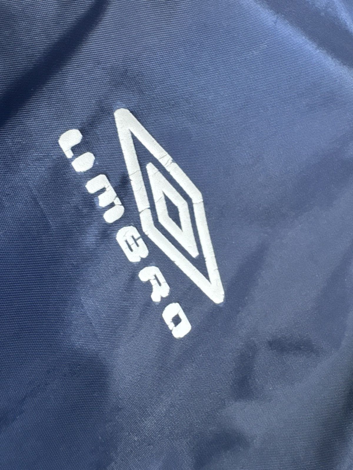Umbro Umbro Nylon Light Windbreakers Jacket Big Logo Navy Size S Size US S / EU 44-46 / 1 - 6 Thumbnail