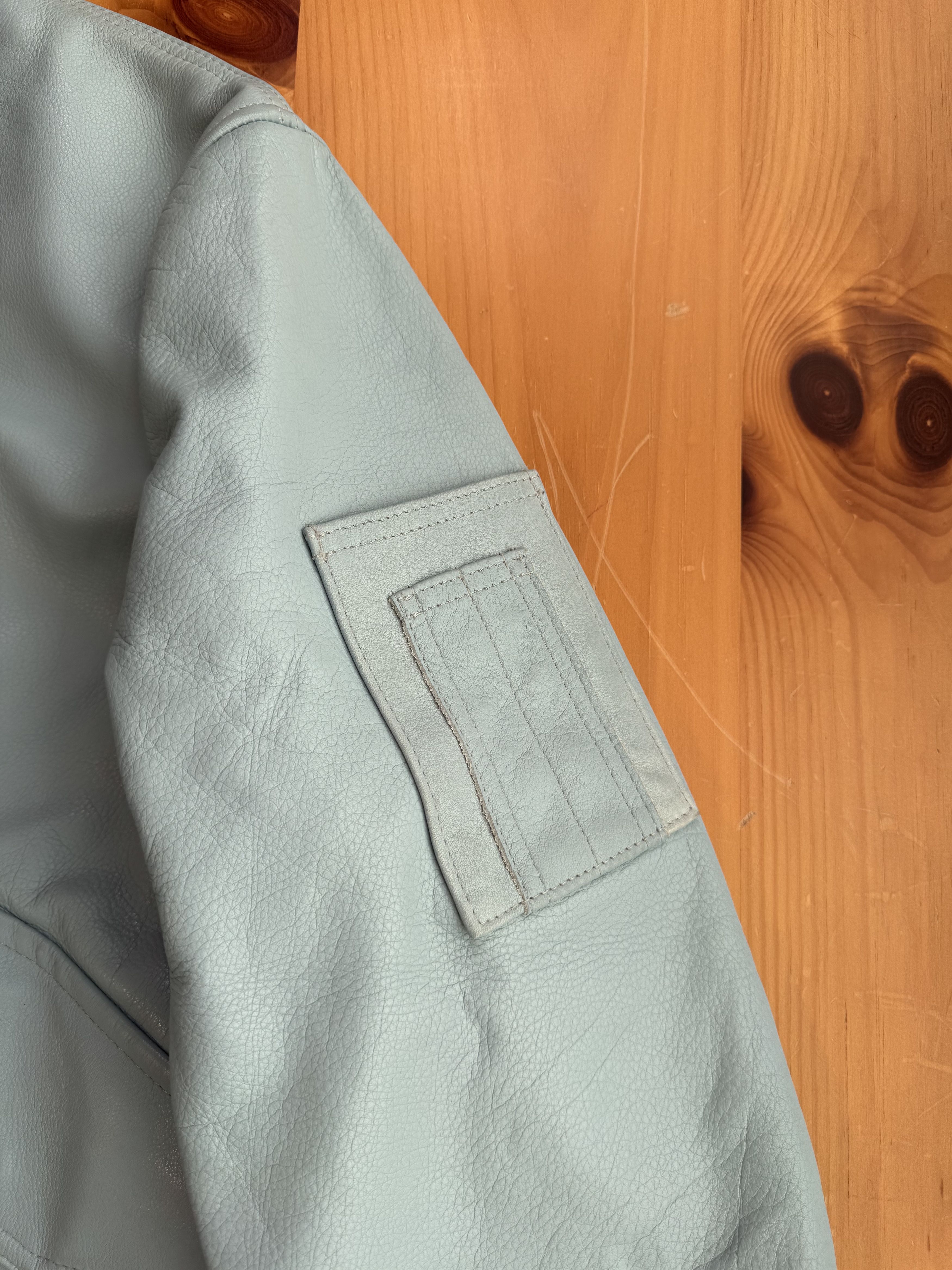 Schott × Supreme FW 2019 Supreme x Schott Blue Leather Bomber Jacket Size US XL / EU 56 / 4 - 7 Thumbnail