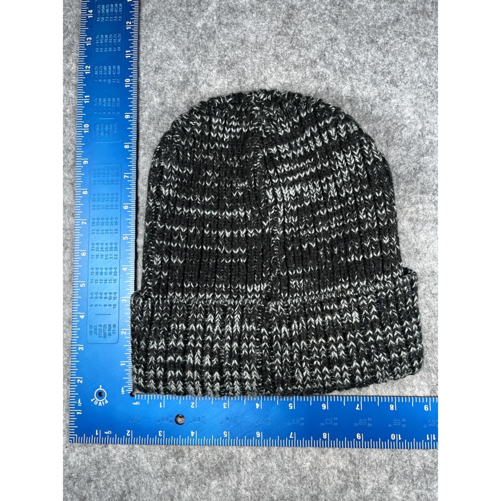 Vintage HitWear Hat Beanie Mens One Size Black Striped Knit Yankee Candle Logo Winter Size ONE SIZE - 4 Thumbnail