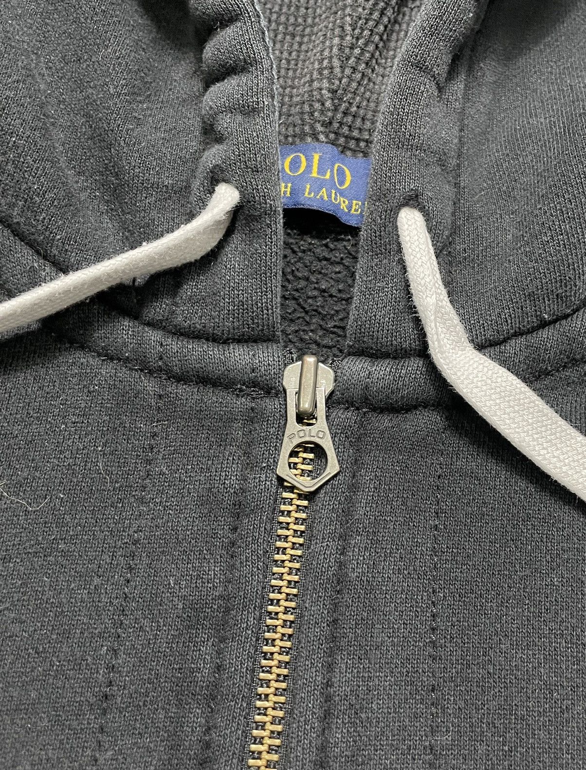 Polo Ralph Lauren Vintage Polo Ralph Lauren Black Full Zip Hoodie Hype PRL Y2K Size US L / EU 52-54 / 3 - 8 Thumbnail