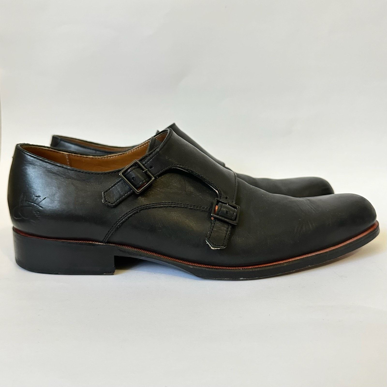 John Fluevog JOHN FLUEVOG Double Monk Straps Shoes Leather Twin Turbine Size US 9 / EU 42 - 1 Thumbnail