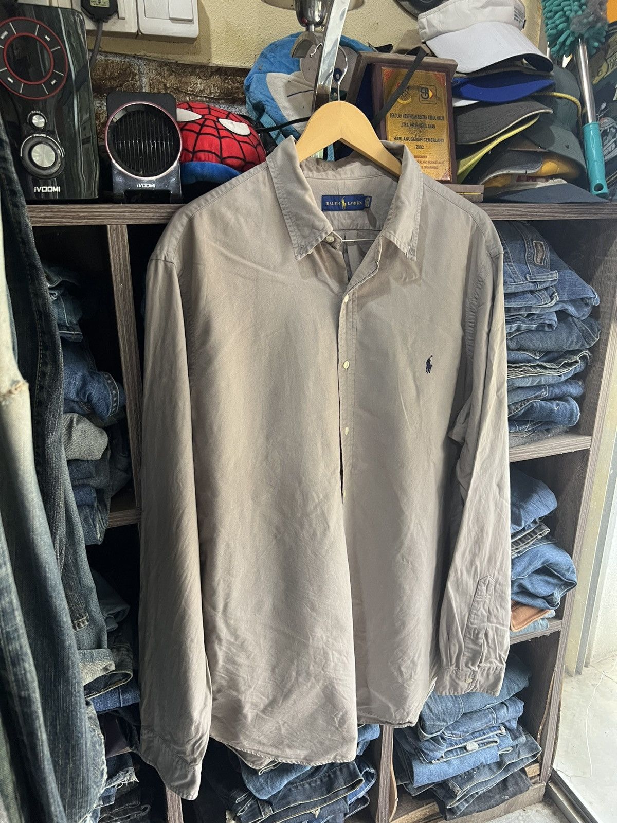 Polo Ralph Lauren 🔥Vintage Polo Ralph Lauren Long Sleeves Shirt Size US XXL / EU 58 / 5 - 9 Thumbnail