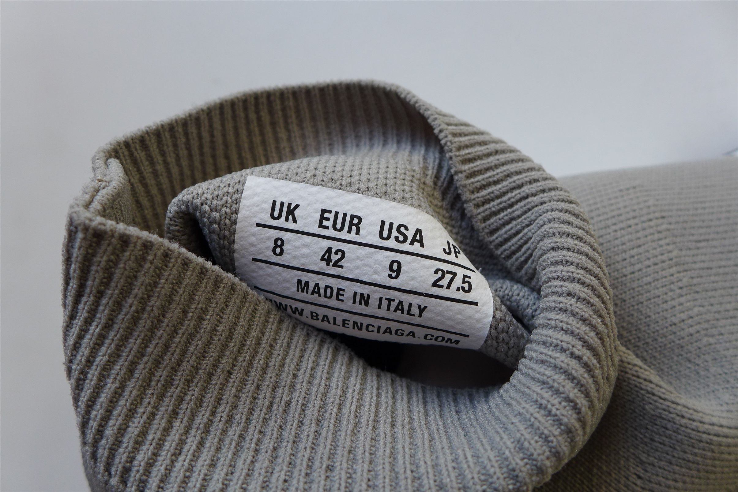 Balenciaga Balenciaga Speed LT Graffiti Sock Sneakers - Grey / Black Size US 9 / EU 42 - 12 Thumbnail