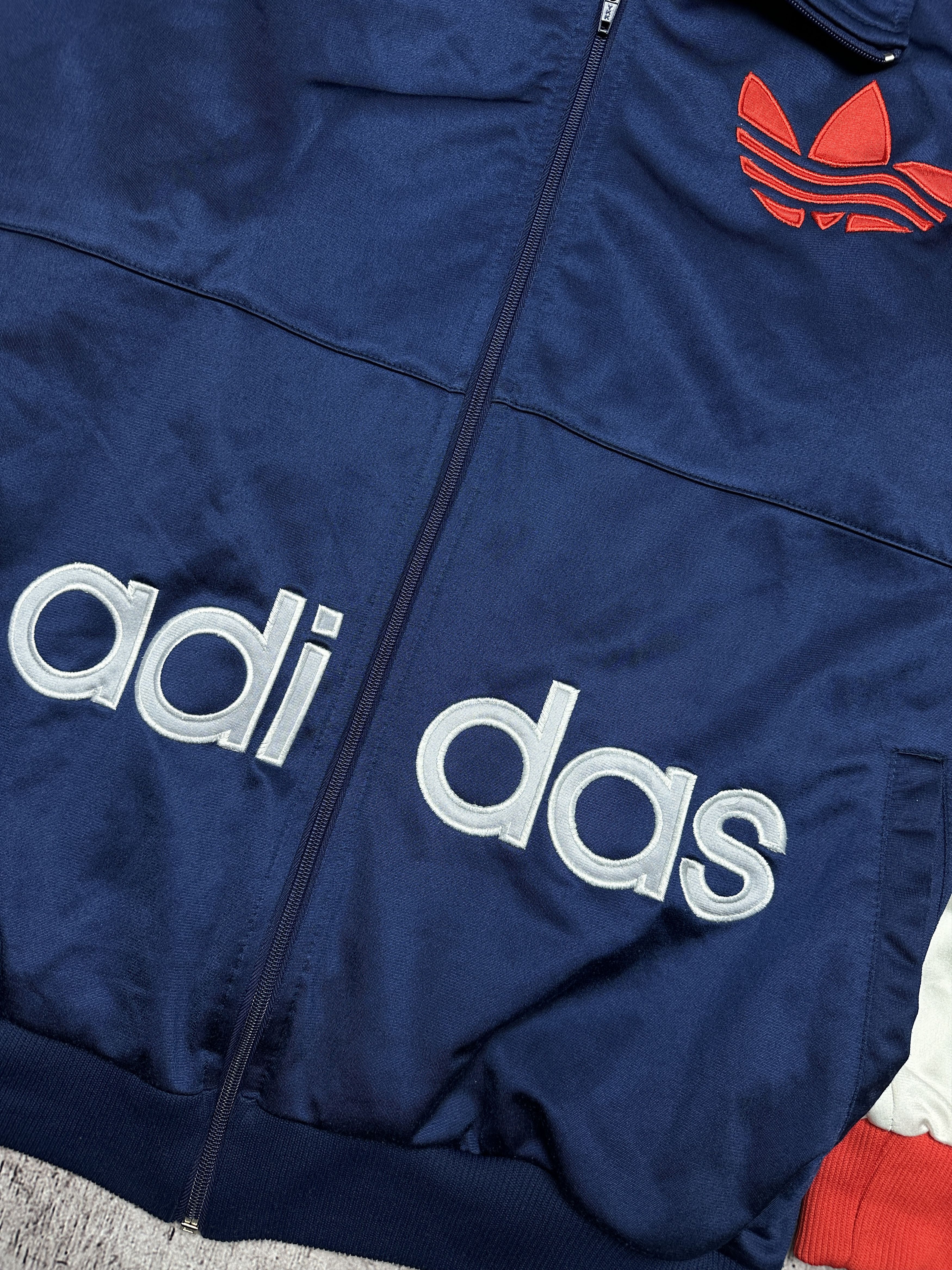 Adidas × Vintage Adidas Vintage Mens Track Top Jacket Size US XL / EU 56 / 4 - 3 Thumbnail
