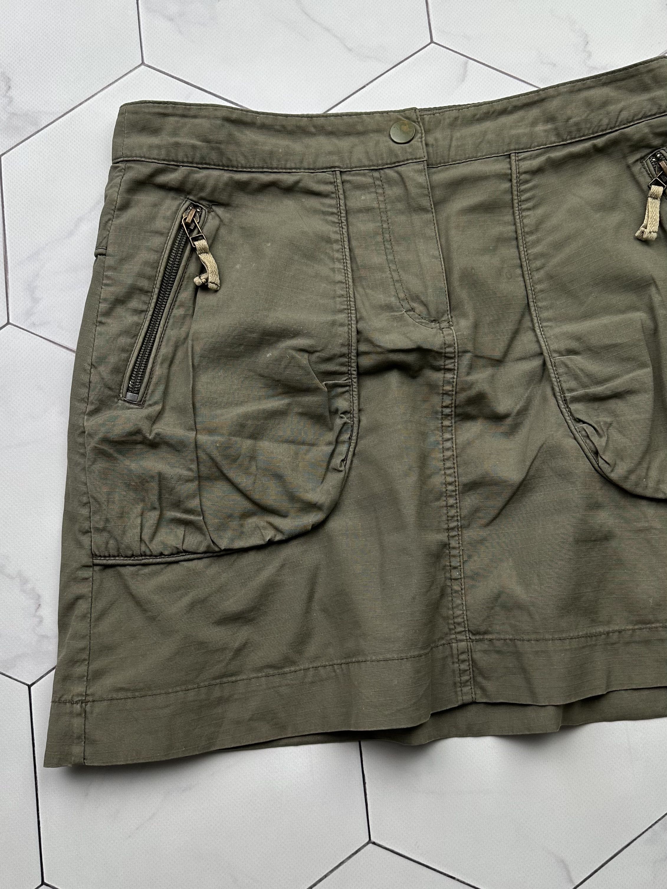 Japanese Brand Vintage Cargo Mini Skirt (B434)D15E2 Size 28" / US 6 / IT 42 - 2 Thumbnail
