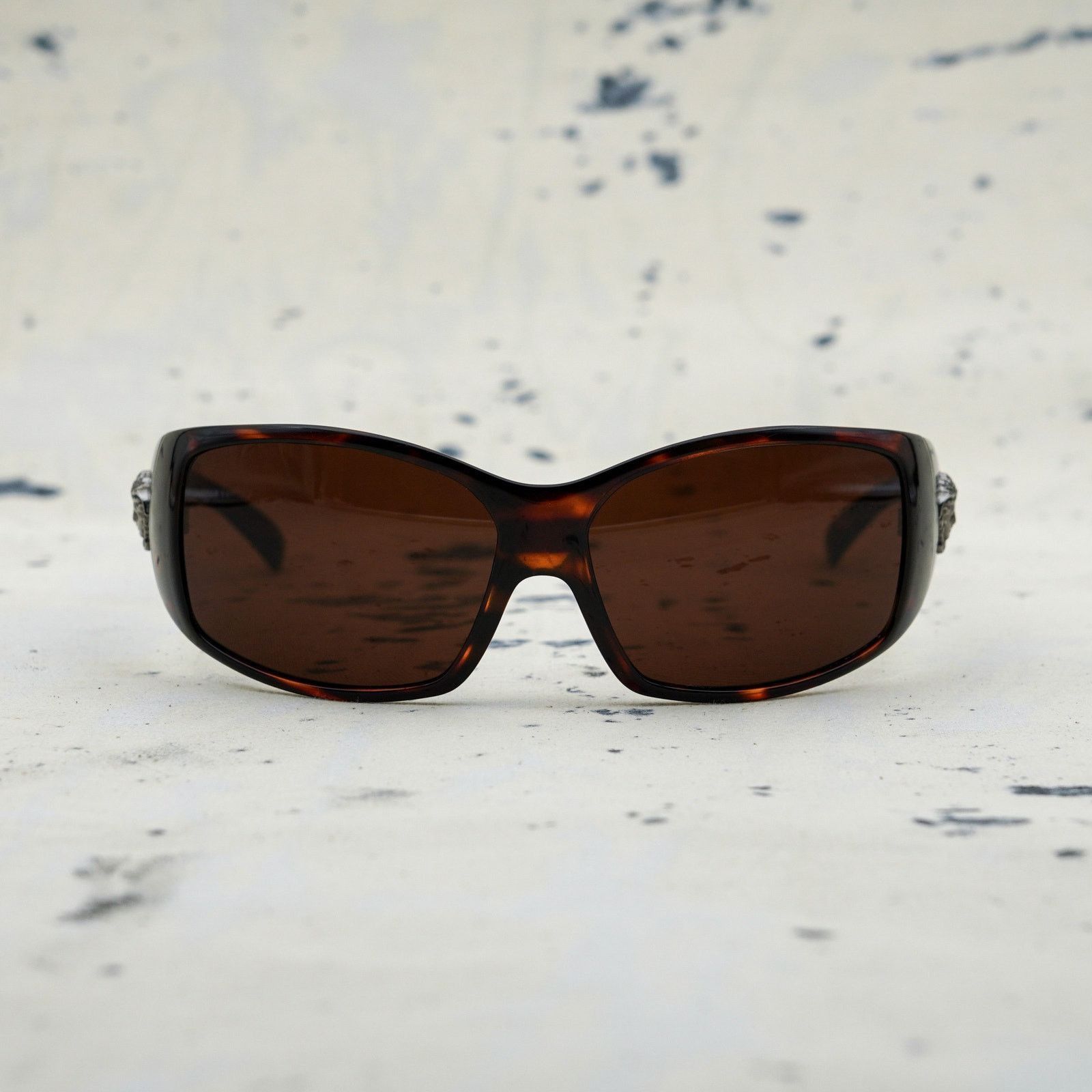 Versace Vintage versace medusa logo tortoiseshell y2k sunglasses Size ONE SIZE - 2 Thumbnail