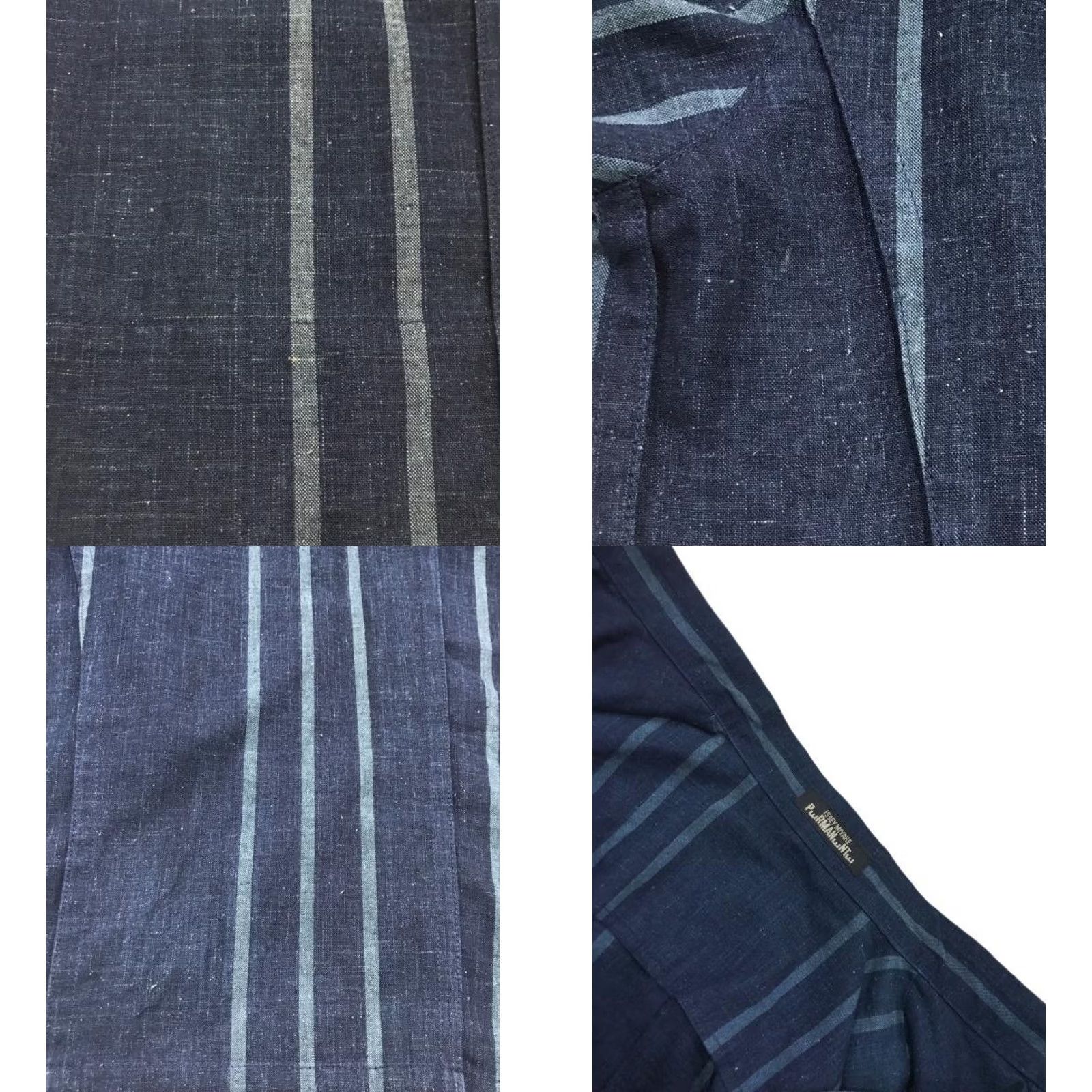 Issey Miyake VINTAGE ISSEY MIYAKE BAND COLLAR DESIGN SHIRT MEN NAVY SIZE M USED Size US M / EU 48-50 / 2 - 8 Thumbnail