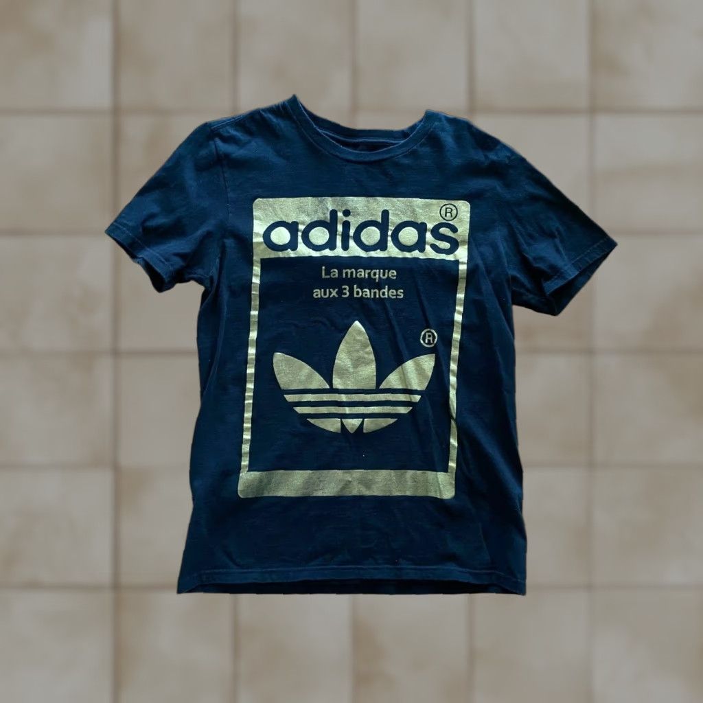 Adidas Adidas T-Shirt Black Crew Neck Short Sleeve Tri Foil Logo Size S Mens Size US S / EU 44-46 / 1 - 1 Thumbnail