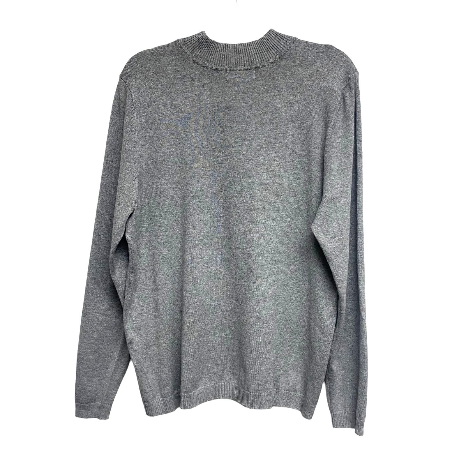 Covington Covington Womens Size XL Grey Mockneck Pullover Sweater Size XL / US 12-14 / IT 48-50 - 5 Thumbnail