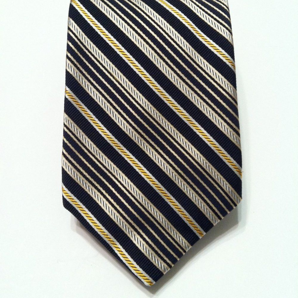 Robert Talbott ROBERT TALBOTT CARMEL MENS NEW BLACK SILK TIE WIDTH: 3 1/2" Size ONE SIZE - 1 Thumbnail