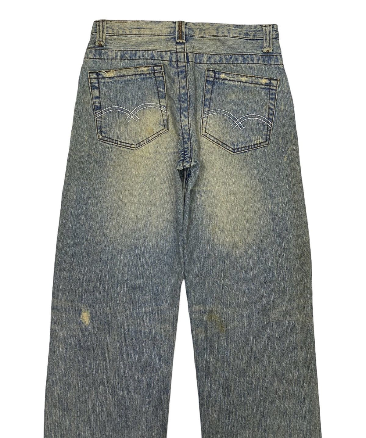 Helmut Lang BAGGY JEANS SIX-STAR EXCLUSIVE DESIGN DISTRESS DENIM JEANS Size US 30 / EU 46 - 6 Thumbnail