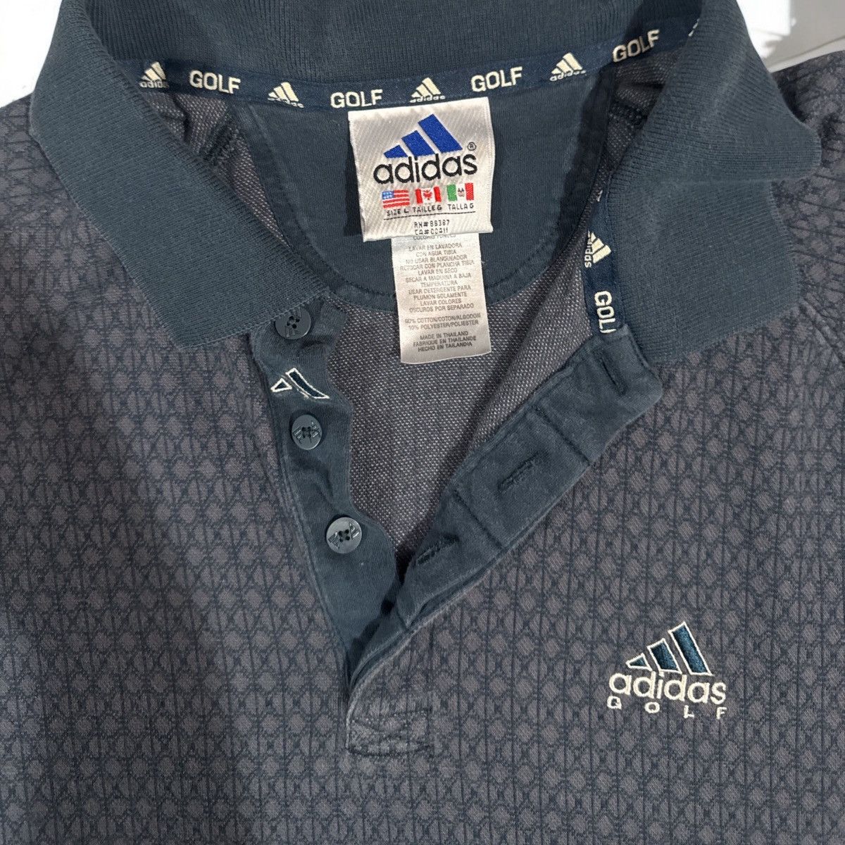 Adidas Vintage Adidas Golf Polo Size US L / EU 52-54 / 3 - 2 Thumbnail