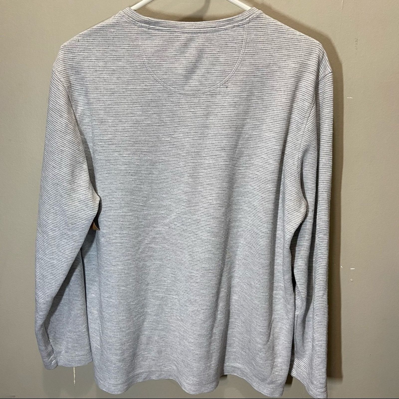Orvis Orvis Sweatshirt Striped Pullover Zig Zag Gray White Medium Size US M / EU 48-50 / 2 - 4 Thumbnail