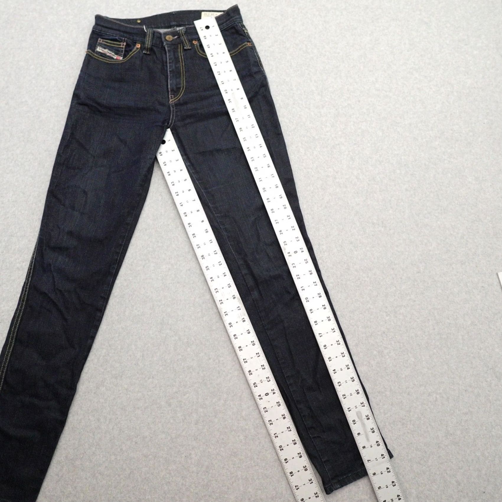 Diesel Diesel ZLIM Jeans Mens 29 (29X32) Dark Blue Wash Made in Italy Slim Skinny 29 Regular 32" Inseam Blue Size US 29 - 4 Thumbnail